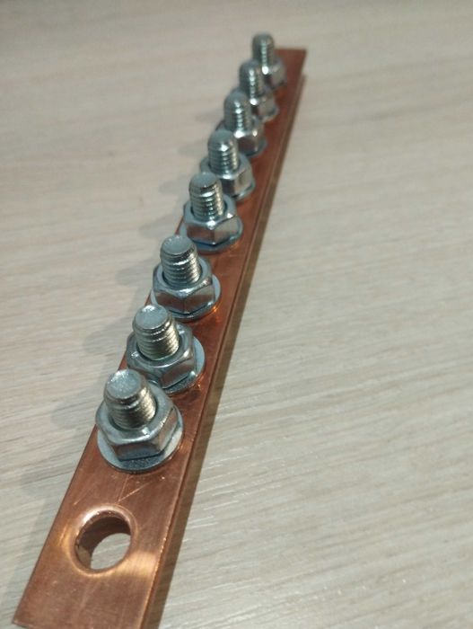 Мідна шина для заземлення