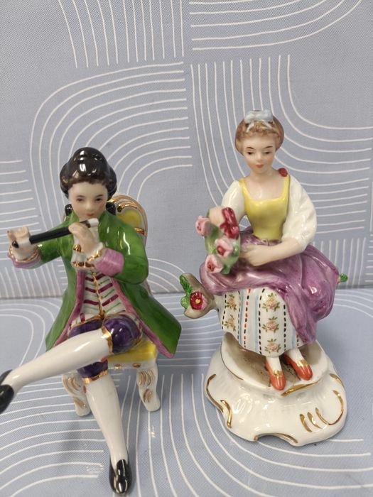 Figurki porcelanowe rokoko