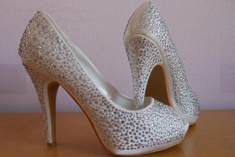 Buty Ślubne z cyrkoniami!!!