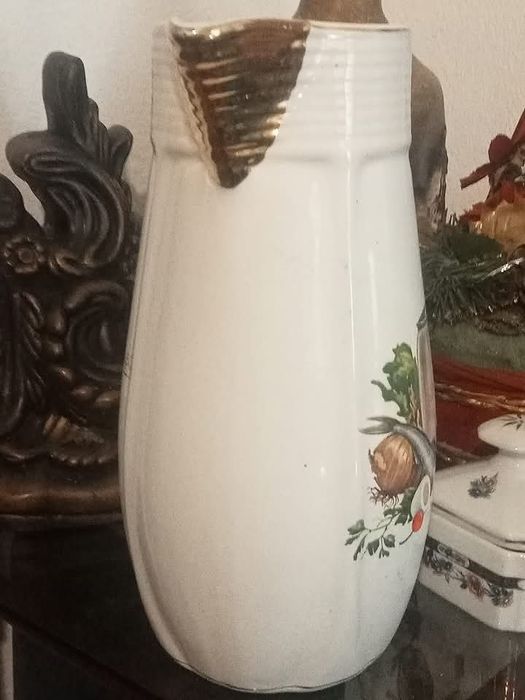 Bela caneca em faiança S.Roque Aveiro