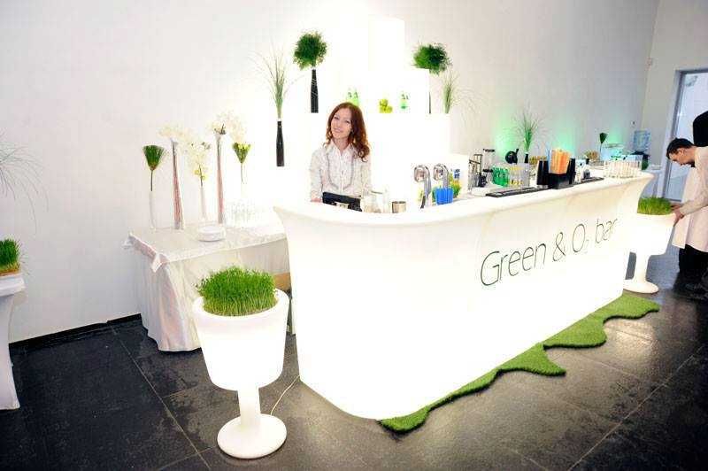 Balcão rgb com iluminação