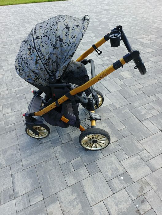 Wózek Adbor 3w1 czarno szary