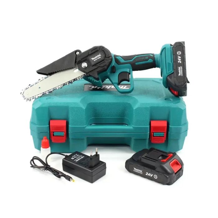 Аккумуляторная цепная мини пила Makita DUC155Z | 24V | 5.0 A/h