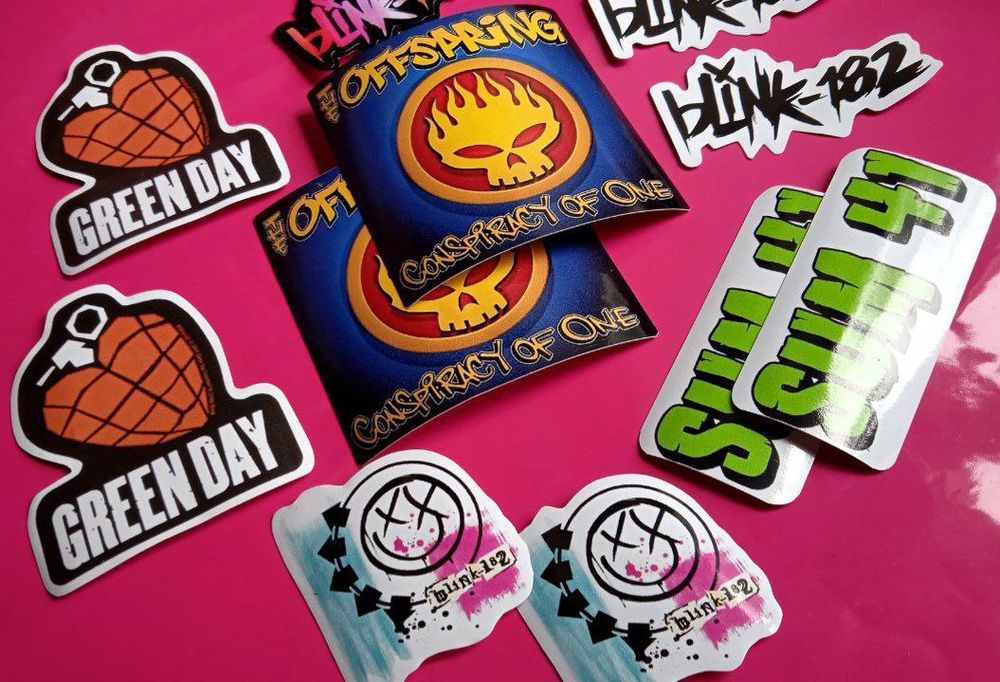 Полноцветные Поп-панк / Панк стикеры и другое