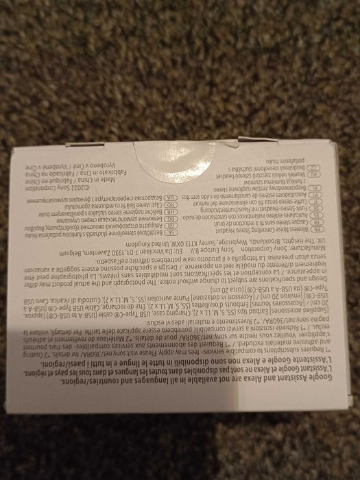 Słuchawki Bluetooth Sony Linkbuds S WF-LS900WC bezprzewodowe