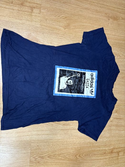 синя футболка адідас