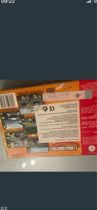 Caixa jogo Nintendo 64 F1 World Grand Prix