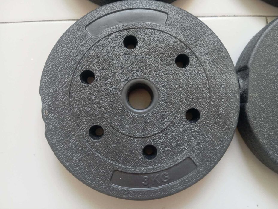 Zestaw Hantli Bitumicznych 17kg