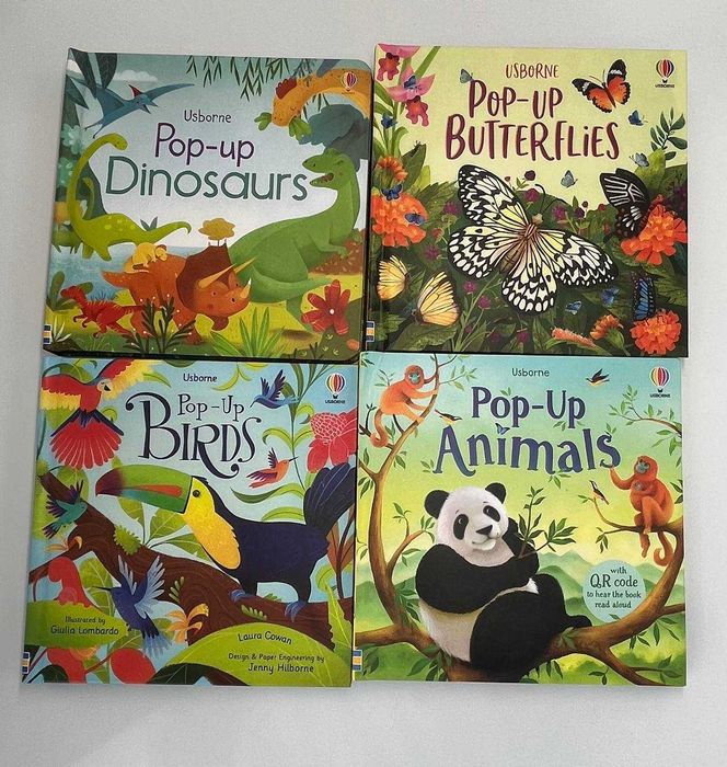 Інтерактивні пізнавальні 3D книги Pop-UP Usborne