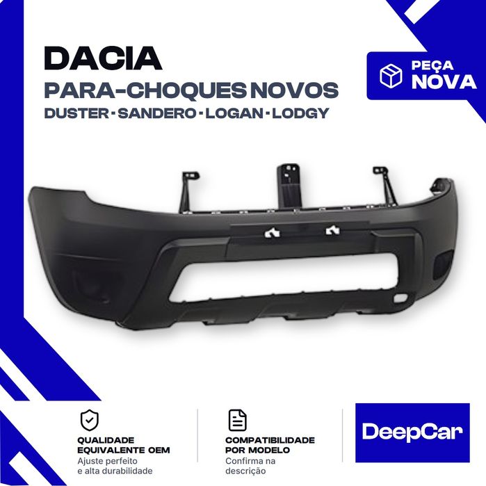 Para-choques Dacia Duster, Sandero, Logan, Lodgy, Dokker, Jogger