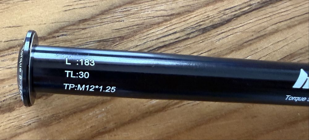 Os oś koła mtb piasty Qr 12 x 148 tył 185mm ebike P 1.5 Orbea Rise wil