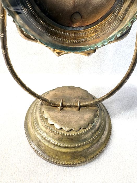Magnífico antigo relicário / vitrine de relógio de bolso francês