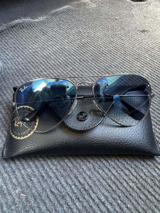 Ray-Ban Aviator Prateados Novos