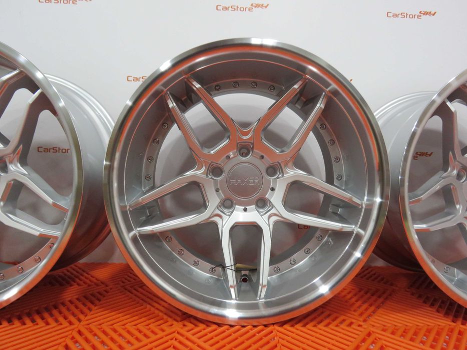 Jantes Haxer HX030 18 8.5 et 20 + 10 et15 5x120 Cinza + Polido