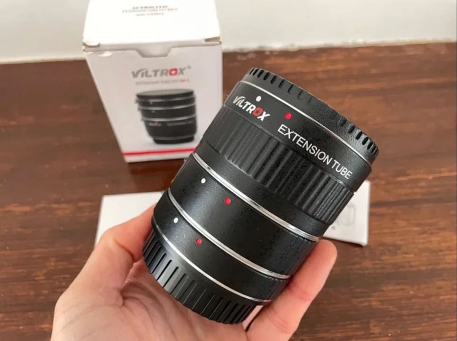 Viltrox DG-C tubos de extensão macro Canon EOS EF e EF-S - novos
