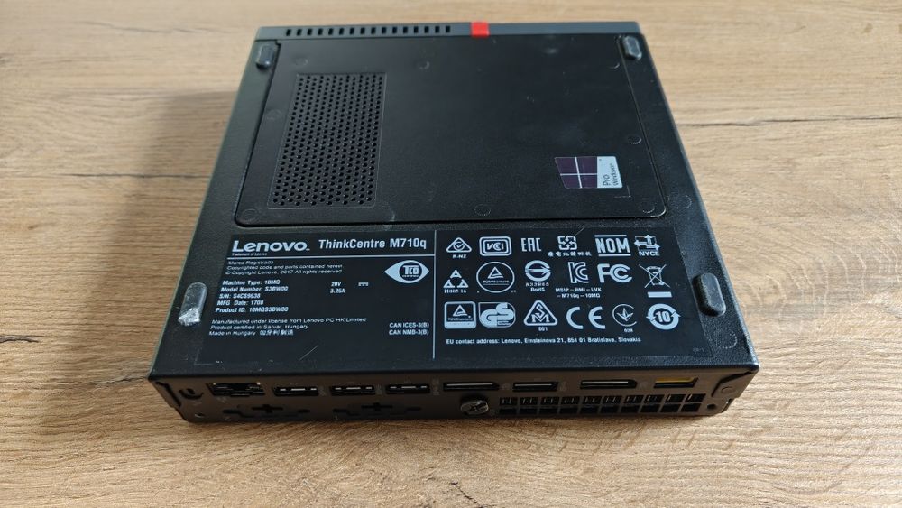Lenovo Thinkcentre TINY M910Q Intel 5-7400T homelab miniPC