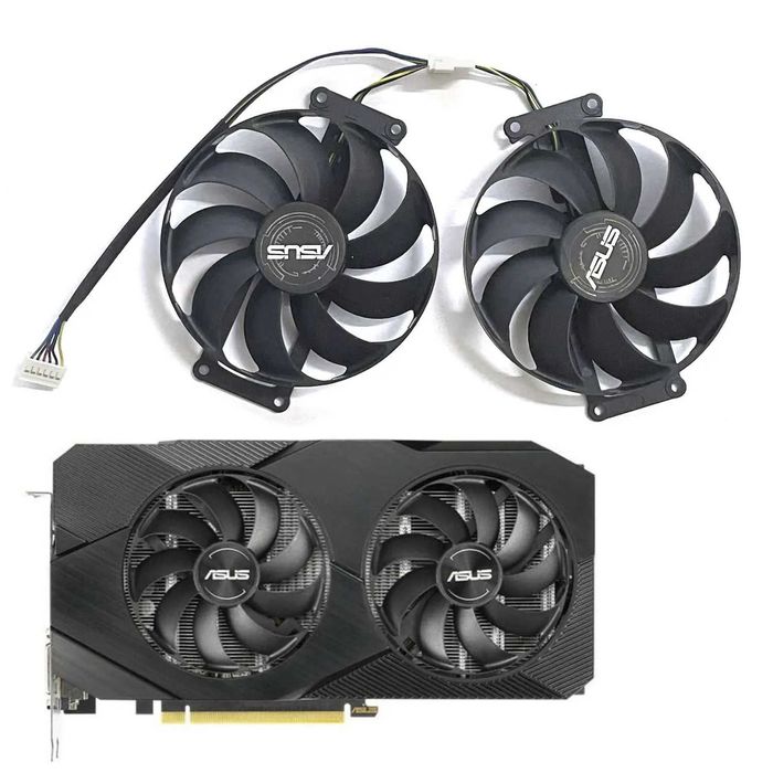 Кулеры для видеокарты Asus GTX 1660 ti (super) /RTX 2060, 2070 (super ...