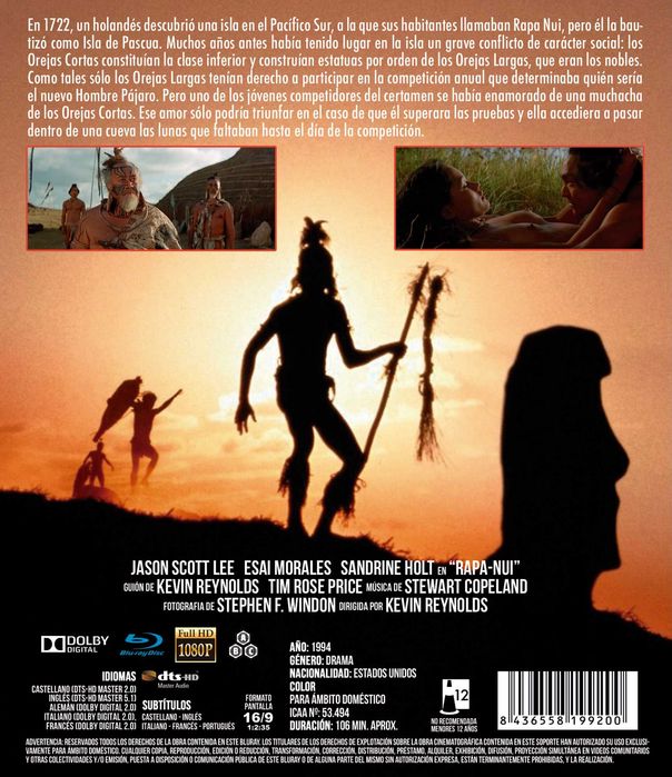 Rapa Nui/Rapa Nui - O Centro do Mundo (Blu-Ray)