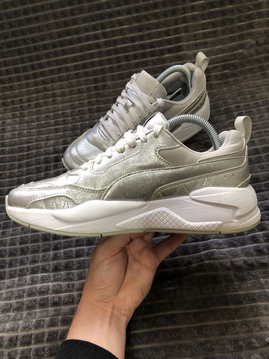 [СЕРЕБРО] Puma X-Ray 2 (40) 25.5см Metallic Tum женские кроссовки