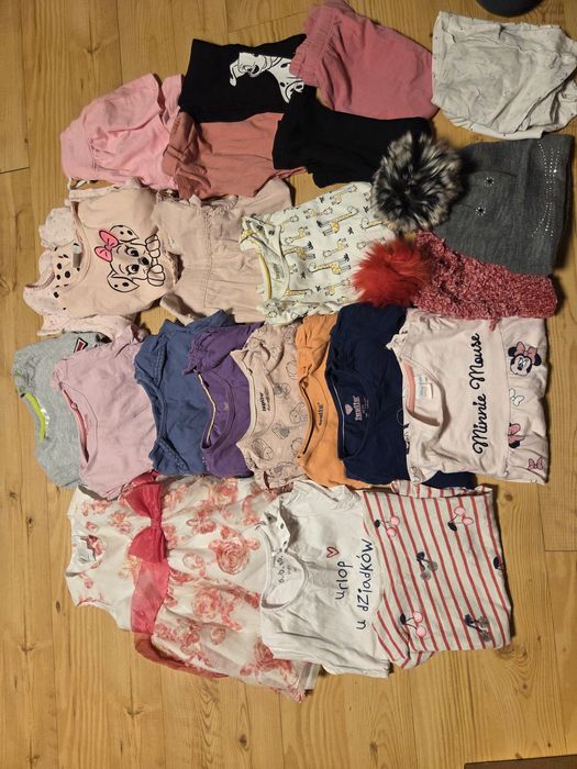 CENA ZA CALOSC Mega paka dla dziewczynki 80-86