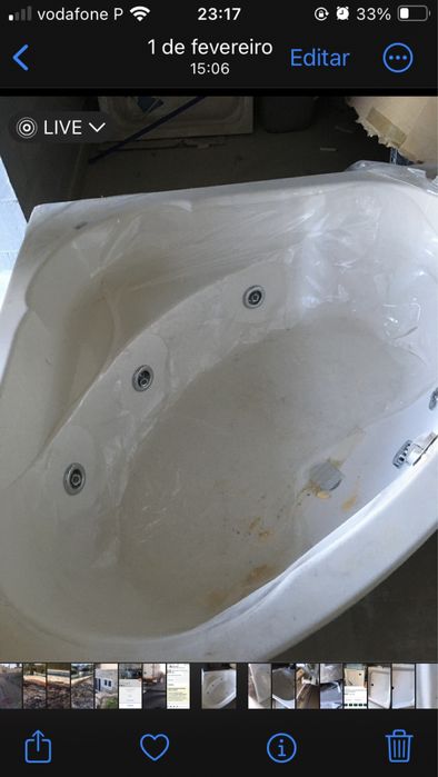 BaciaLavat+BaseDuche90X75X10+BanheiraCantoHidromassag.NOVOSdesde 45 €.