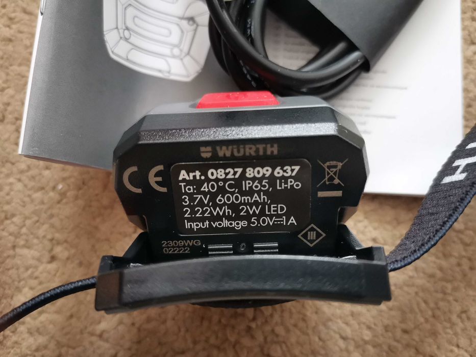 WURTH !!! Latarka czołowa !!! Nowa !!!