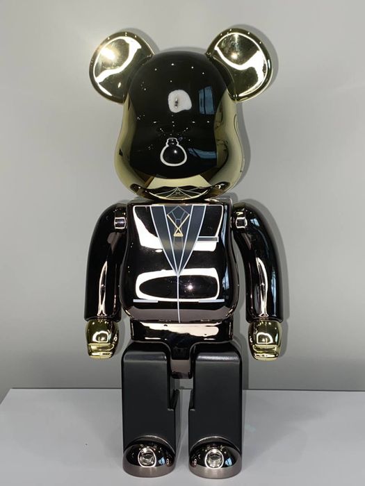 Колекційна іграшка BearBrick Gold 24см (Игрушка на подарок)