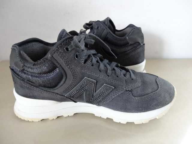 Buty NEW BALANCE WH574BB roz 37,5 OCIEPLANE Skóra Sportowe
