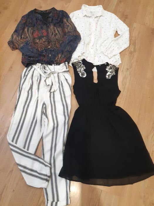 *ZARA Bershka MANGO* ZESTAW markowych ubrań damskich Roz.S