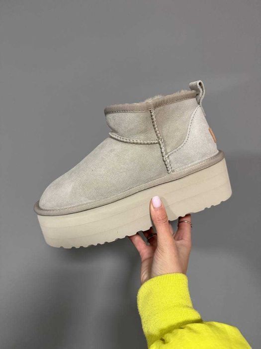 Уггі UGG Ultra Mini Platform GOAT (Luxe) | Угги натуральные жіночі