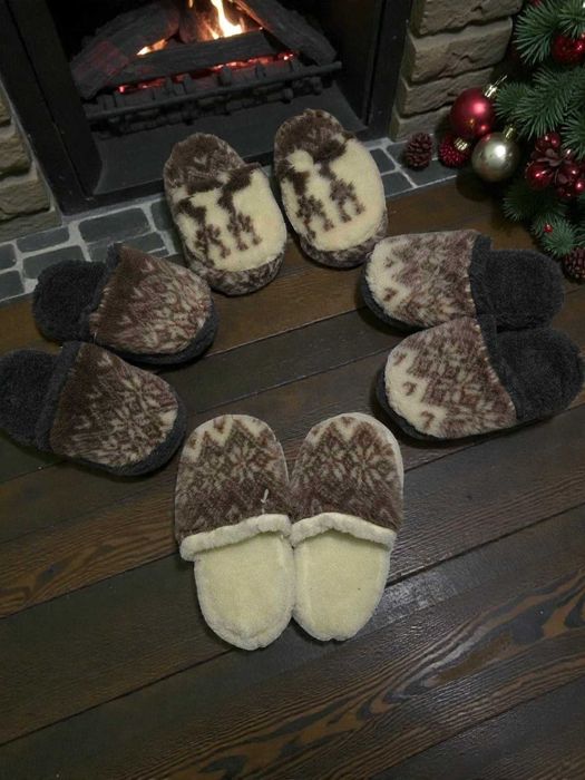 Тапочки из овчины 36-46 / ОПТ и розн домашние тапки, тапочки , всувки