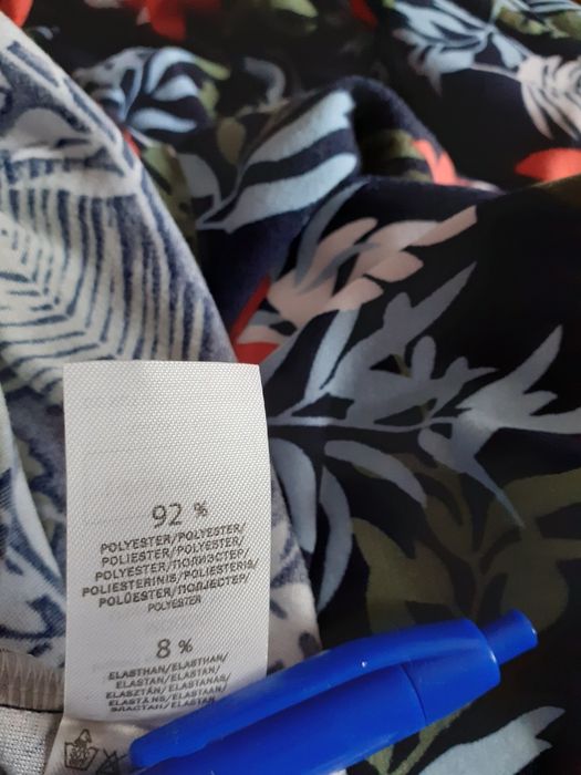 Wielobarwna letnia sukienka