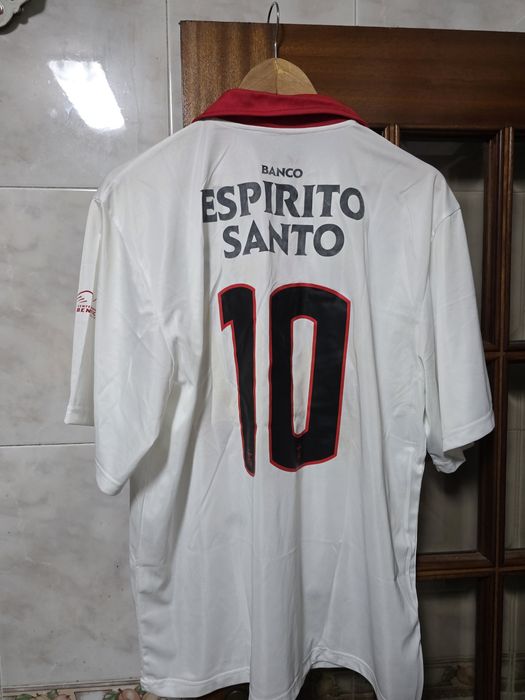 Camisola n 10 do benfica branca do centenarium