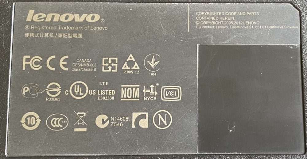 ноутбук  lenovo B590