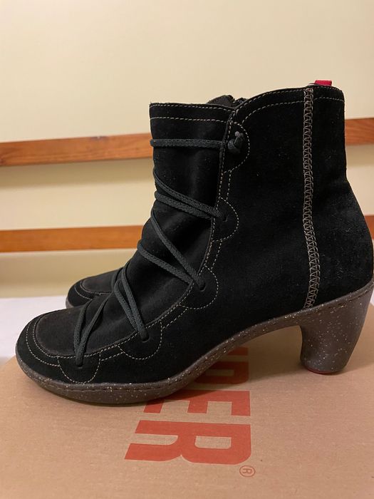 Botas Botins Camper inverno 38 preto mulher "first heels"