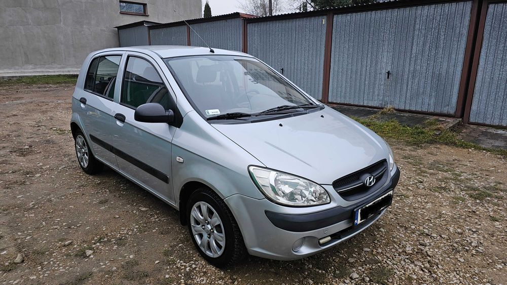 Hyundai Getz 1.1 2009 r. 107000 km, klima, czujniki parkowania
