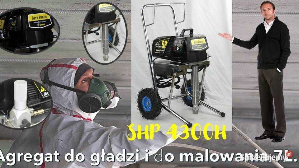 SHP 4300H Agregat Szpachlarsko-malarski*POMPA 7L-silnik 2500W HIT CENA