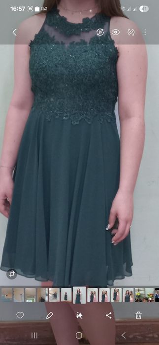 Sukienka koronkowa wieczorowa