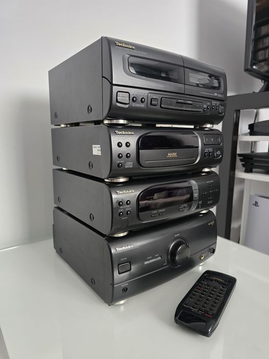 Technics wieza . Komplet , pilot kolumny