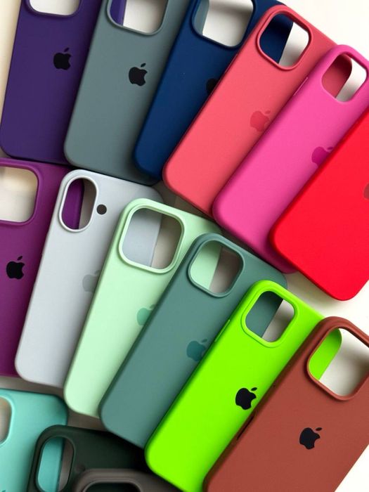 Чохол на Айфон 16 про та інші, силіконовий silicone case pro max