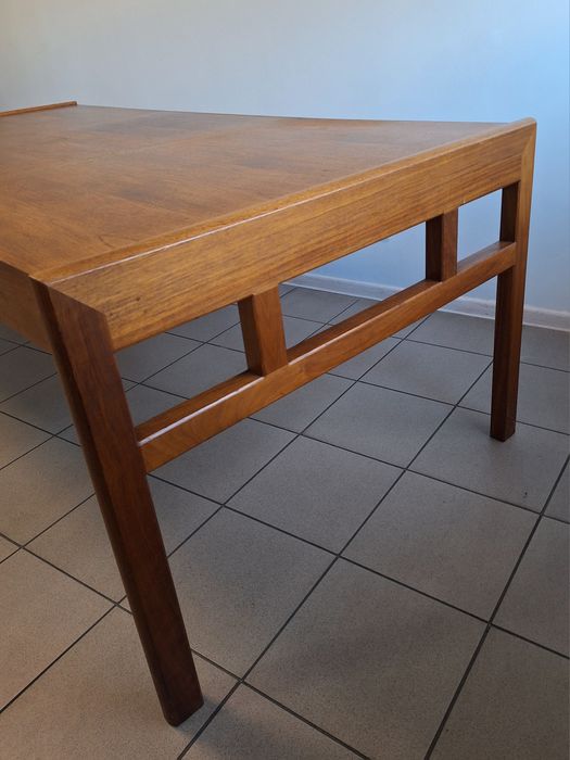 Duże biurko tekowe styl mid-century modern  98/200/ 78