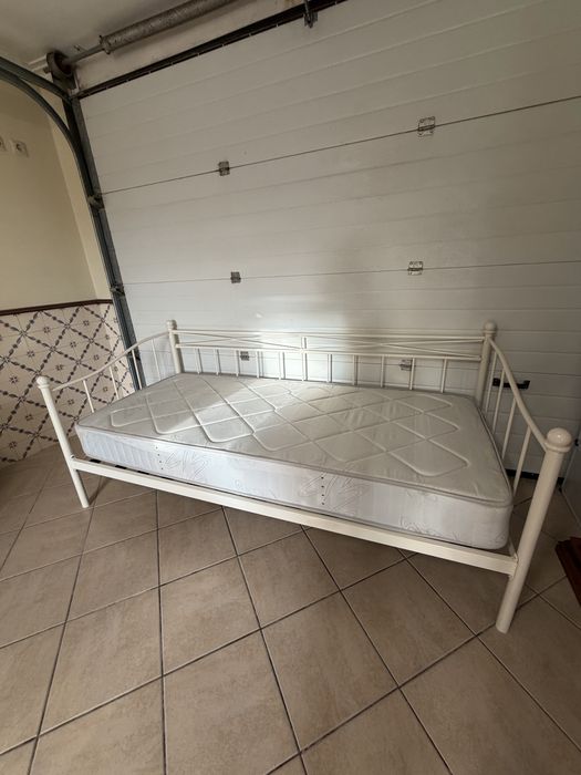 Cama de solteiro + colchao JOM euroflex maximo conforto