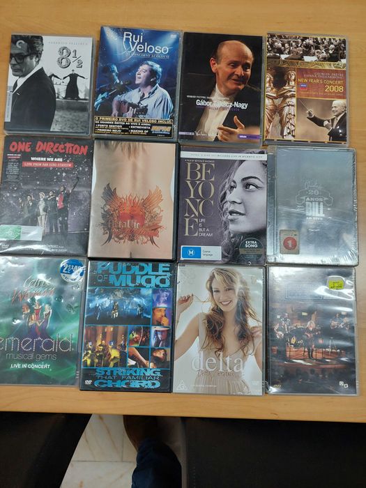 Dvds/Bluray de Musica, bailado e filmes desde 3€