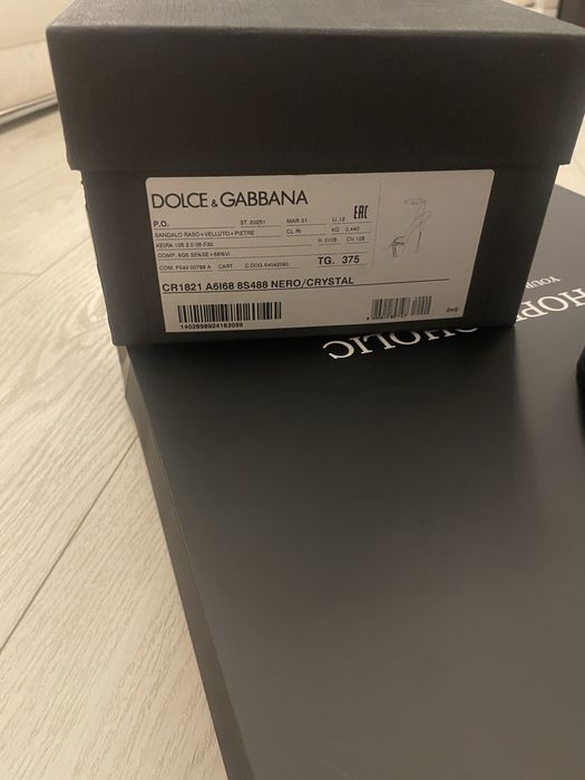 Туфлі босоніжки Dolce & Gabbana