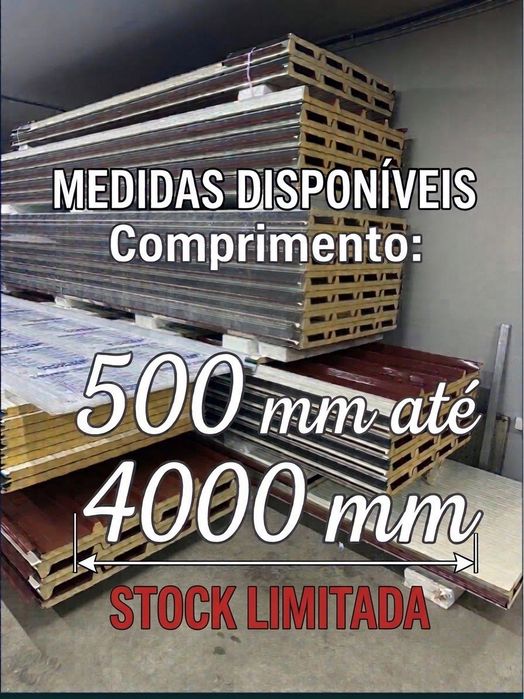 Chapas / Painel cobertura até 4 metros