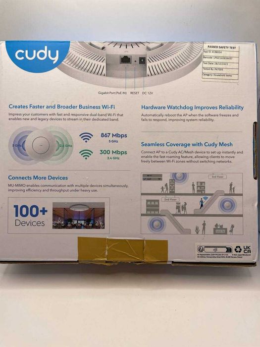Cudy AC1200 gigabitowy bezprzewodowy punkt dostępowy 6025