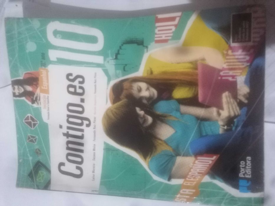 Livro de Espanhol "Contigo.es" 10º Ano Porto Editora