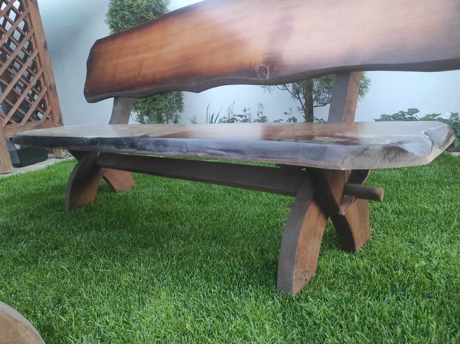 Ławki ogrodowe stan idealny 2 sztuki