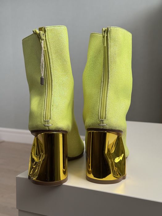 Черевики Maison Margiela Crushed Heel Glitter Ankle Boots