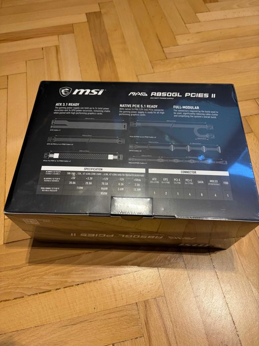 Zasilacz MSI MAG A850GL PCIE5 850W